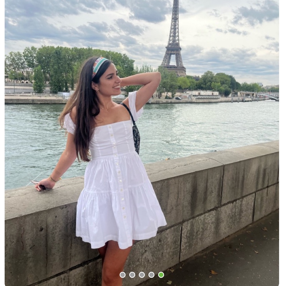 Staud elio mini dress
